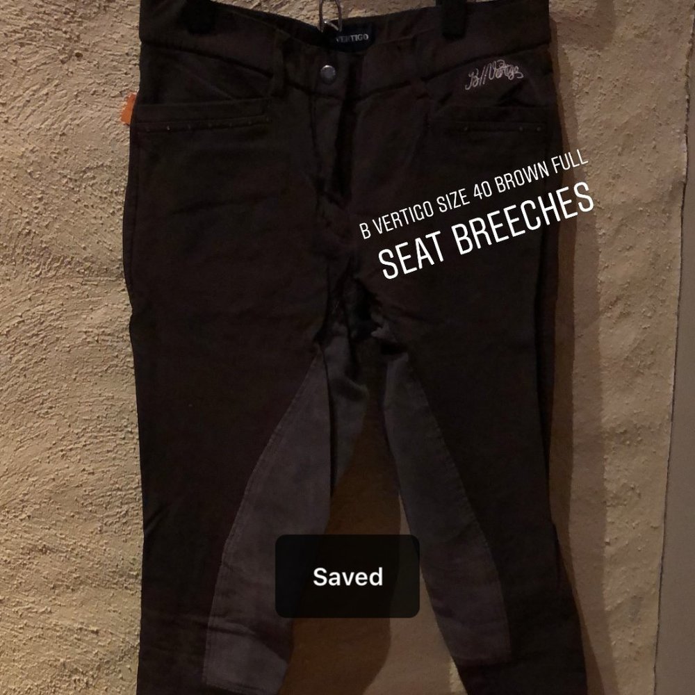 B Vertigo Full seat Breeches